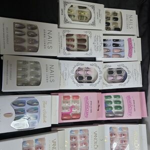 Multicolor Nail Art Set 27 Pairs Of Nails!!!